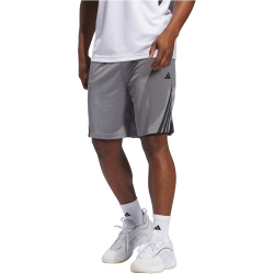 adidas Legends 3-Streifen Basketballshorts Herren JN4740 - grey three/black M/5"