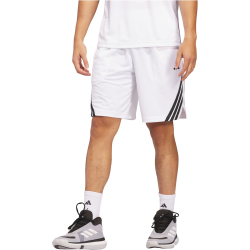 adidas Legends 3-Streifen Basketballshorts Herren JN4739 - white/black XS/7"