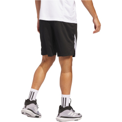 adidas Legends 3-Streifen Basketballshorts Herren JI7576 - black/white XS/9"