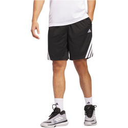 adidas Legends 3-Streifen Basketballshorts Herren JI7576 - black/white XS/9"