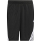 adidas Legends 3-Streifen Basketballshorts Herren JI7576 - black/white XS/9"