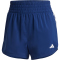 adidas Pacer Training 3-Streifen Woven High Rise Trainingsshorts Damen JD2296 - dark blue/white S/3"