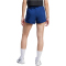 adidas Pacer Training 3-Streifen Woven High Rise Trainingsshorts Damen JD2296 - dark blue/white S/3"