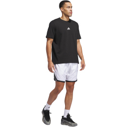 adidas Crazy Lite Basketballshorts Herren JN0320 - white/black S/9"