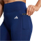 adidas Optime Essentials Stash Pocket Leggings Damen JI5514 - dark blue/white XS