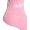 5er Pack adidas Linear Kids Ankle Freizeitsocken Kinder JF8541 - true pink/pink fusion/violet fusion/medium grey heather 22-24
