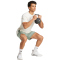 adidas D4T Workout Trainingsshorts Herren JI8138 - silver green L/7"