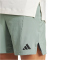 adidas D4T Workout Trainingsshorts Herren JI8138 - silver green L/7"