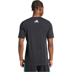 adidas Mercedes-AMG Petronas Formel 1 Team DNA T-Shirt Herren JV5425 - black/white M