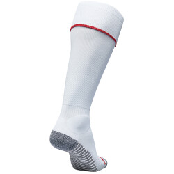 hummel Pro Stutzenstrümpfe white/true red 8 (32-35)