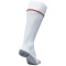 hummel Pro Stutzenstrümpfe white/true red 8 (32-35)