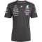 adidas Mercedes-AMG Petronas Formel 1 Team Fahrer T-Shirt Herren JW5361 - black/white XXL