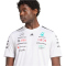 adidas Mercedes-AMG Petronas Formel 1 Team Fahrer T-Shirt Herren JX5798 - white/black L