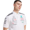 adidas Mercedes-AMG Petronas Formel 1 Team Poloshirt Herren JW0586 - white melange/black M