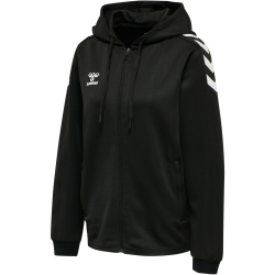 hummel Core XK Poly Kapuzenjacke Damen 2042 - black/black S