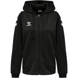 hummel Core XK Poly Kapuzenjacke Damen 2042 - black/black S
