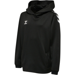 hummel Core XK Poly Hoodie Kinder 2042 - black/black 116