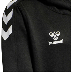 hummel Core XK Poly Hoodie Kinder 2042 - black/black 116