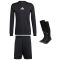 adidas Referee 24 langarm Schiedsrichterset Herren IN8145 - black M/34-36