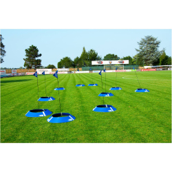 Powershot Kit mit 10 Fußballgolf-Zielscheiben