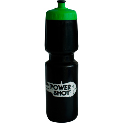 Powershot Trinkflasche Schwarz/Grün 750 ml