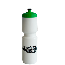 Powershot Trinkflasche Weiß/Grün 750 ml