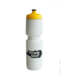 Powershot Trinkflasche Weiß/Gelb 750 ml
