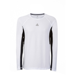 PEAK langarm Laufshirt 22314 - weiss/schwarz S