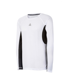PEAK langarm Laufshirt 22314 - weiss/schwarz S