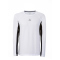 PEAK langarm Laufshirt 22314 - weiss/schwarz S