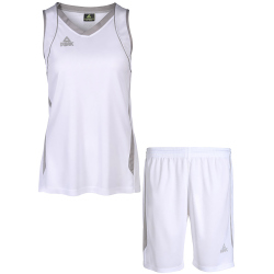 PEAK Team Basketballtrikot-Set Damen 20546 - weiss/silber XS