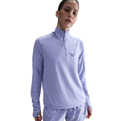 NIKE Swoosh Mid Layer 1/2-Zip Laufshirt Damen