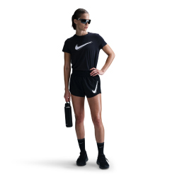 NIKE One Swoosh Dri-FIT Mid-Waist Laufshorts Damen