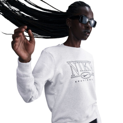 NIKE Sportswear Club Fleece Logo Crewneck Sweatshirt Damen
