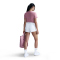 NIKE Sportswear Club T-Shirt Damen 619 - elemental pink S