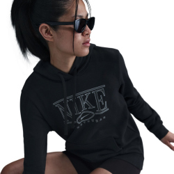 NIKE Sportswear Club Fleece Hoodie Damen 010 - black S