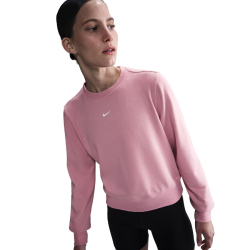 NIKE One Dri-FIT Crewneck Sweatshirt Damen 699 - elemental pink/bold berry/white XXS