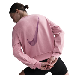 NIKE One Dri-FIT Crewneck Sweatshirt Damen 699 - elemental pink/bold berry/white XXS