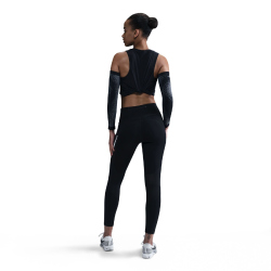 NIKE Fast Dri-FIT Mid-Waist 7/8-Leggings Damen 010 - black S