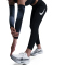 NIKE Fast Dri-FIT Mid-Waist 7/8-Leggings Damen 010 - black S
