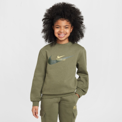 NIKE Sportswear Fleece Crewneck Sweatshirt Jungen 222 - medium olive M (137-147 cm)