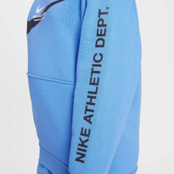 NIKE Sportswear Fleece Hoodie Kinder 489 - blue beyond L...