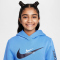 NIKE Sportswear Fleece Hoodie Kinder 489 - blue beyond L (147-158 cm)