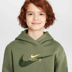NIKE Sportswear Fleece Hoodie Kinder 222 - medium olive L (147-158 cm)