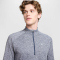 NIKE Stride Dri-FIT 1/2-Zip Midlayer Laufshirt Herren 437 - thunder blue/htr/reflective silv S