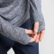 NIKE Stride Dri-FIT 1/2-Zip Midlayer Laufshirt Herren 437 - thunder blue/htr/reflective silv S