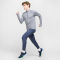 NIKE Stride Dri-FIT 1/2-Zip Midlayer Laufshirt Herren 437 - thunder blue/htr/reflective silv S