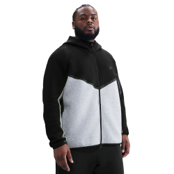 NIKE Tech Fleece Windrunner Kapuzenjacke 011 - black/dk grey heather/black S