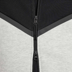 NIKE Tech Fleece Windrunner Kapuzenjacke 011 - black/dk grey heather/black L