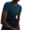 NIKE Court Advantage Dri-FIT kurzarm Tennisshirt Damen 478 - armory navy/armory navy S